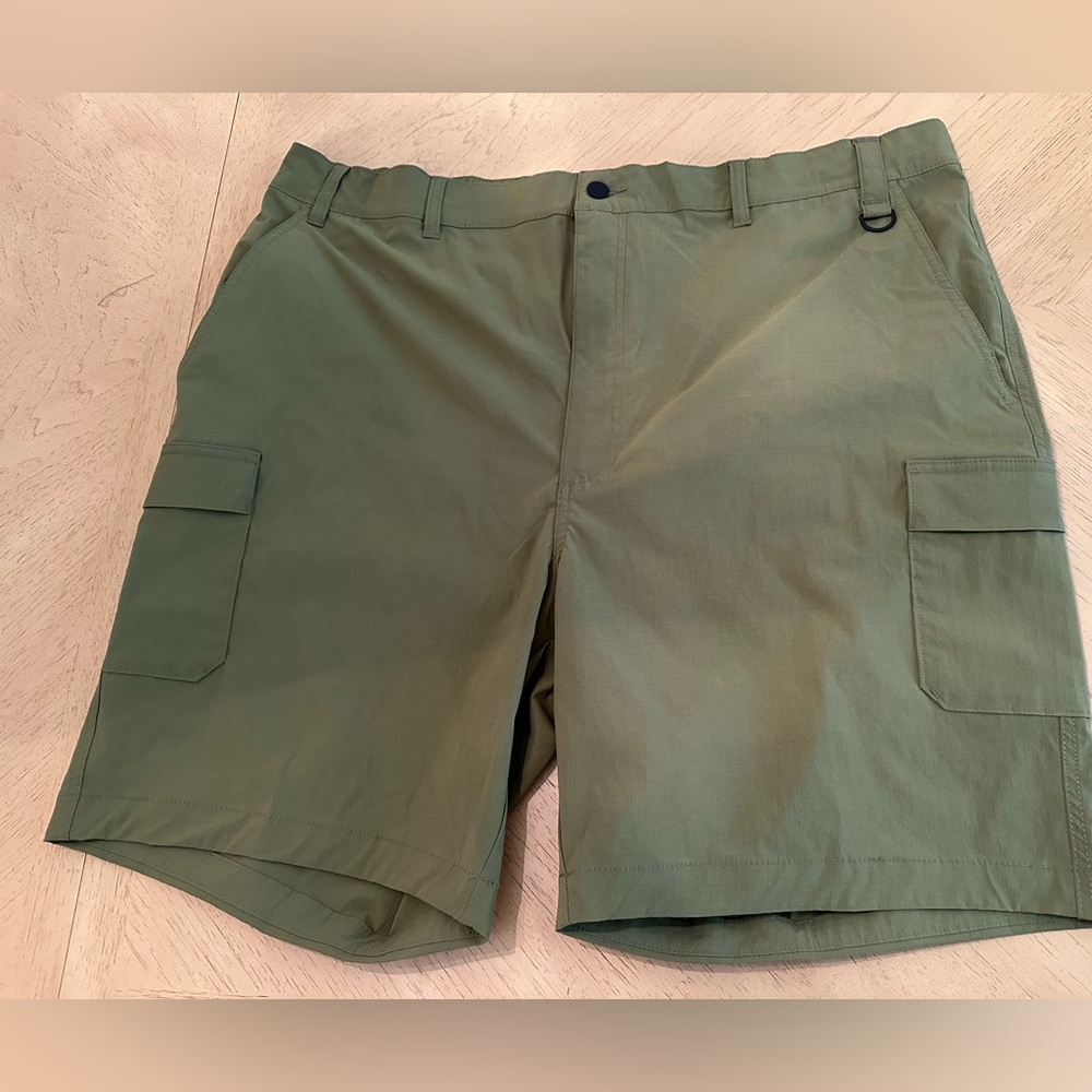 Men's Lake & Trail Olive Green UTILITY Cargo Shorts Size 3XL NWT